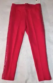 NWT Gap Kids Roman Getaway Fuchsia Pink Sequin Tuxedo Ponte Pants 6
