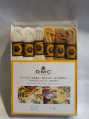 DMC 12pc OCEAN & SKY Tapestry Skeins (8.7yd Per Skein) #486FP512. Earth Tones