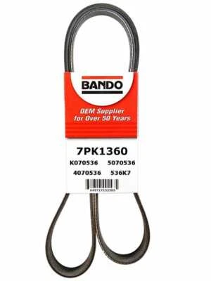 Accessory Drive Belt Bando 7PK1360 (for: BMW)