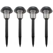 4PK Lenoxx Mosquito/Bugs Zapper/Killer Solar/LED Night Lamp/Light Outdoor Garden