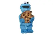 Sesame Street Peekaboo Cookie Monster Talking 13-Inch Plush Toy for Toddlers, Kids 18 Months Up, Blue
