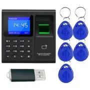 Time Attendance Machine Fingerprint Password Time Clock for Employee with6227