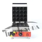 110V Commercial Electric Mini 16 Holes Round Cake Waffle Maker