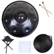 Handpan 9 Notes D Minor 440HZ 432HZ , 22Inch Pantam for Beginner, Steel Hand Pan