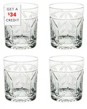 Vista Alegre Avenue Old Fashion Glasses (Set Of 4) with $34 Credit