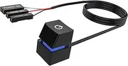 Power on Off Button with 2M Cables Computer Supplies Accessories PC Motherboard Power Button Desktop Mobile Switch, Remote Switches for Home, Blue