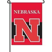 Nebraska Cornhuskers 2-Sided Garden Flag - Officially Licensed 13" x 18" 6-83005