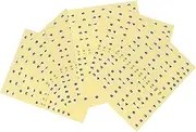 ERINGOGO Beginner Guitar Stickers 7 Pcs Fretboard Sticker Pack Guitar Decals Easy to Apply Remove