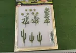 Bachmann #32513 JTT Scenery MIXED CACTI - 1/4" TO 2.5" TALL (15PERPACK) HO SCALE