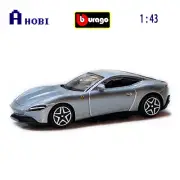 Bburago 1:43 Scale Race & Play Ferrari Roma Diecast Model Car Silver