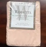 New Wamsutta MIMOS 2 Standard / Queen Egyptian cotton Dusty Rose Pillowcases