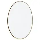 Cafe Lighting & Living Lucille Oval Wall Mirror (Gold Leaf)