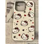 韓式 INS HELLO KITTY 星星心適用於 13PRO MAX 手機殼 14 蘋果 IPHONE12 新款 11