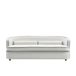 [OneWorld Collection] Brighton Hamptons 3 seat sofa Ivory with blue piping