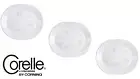 New Corelle Impressions 12 1/4 in Serving Platter Pink Trio Set Of 3