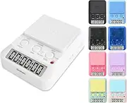 dretec T-580WTDI Study Timer, Time Up 2, Noise Reducing, White