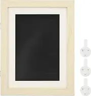 Kids Artwork Display Frame, Art Frames Picture Front Openning Frame Children Drawing Opening Childrens Storage Changeable Child Multiple Hanging (Wood)