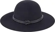 [Concept One] Christian Siriano New York Fedora Hat, Women's Wool Felt Wide Brim Sun Hat, One Size