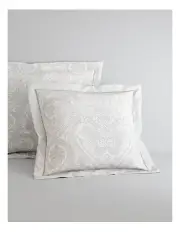 [Sheridan] Lamar European Pillowcase in White