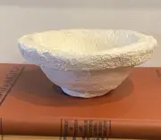 Paper Mache Bowl Handmade Papier-mâché Lightweight Abstract Rustic 1 Bowl
