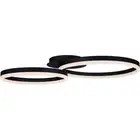 Canarm Lighting LFM183A30BK Madison Flush Mount Black