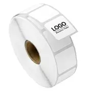 – 1" x 1" Removable Square Direct Thermal Labels - Compatible with Rollo &