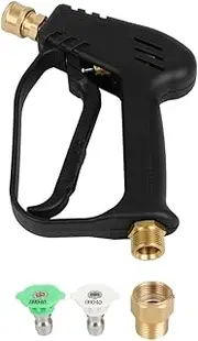 SCITOO Pressure Washer Gun,MAX 4000 PSI with M22-14mm & M22-15mm,2 nozzles Replacement for Most Power Washer,7 GPM