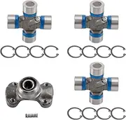 MAD HORNETS Double Cardan Joint 211355X + 5-153X For Jeep Cherokee XJ 1984-2001,Wrangler TJ 1997-2006