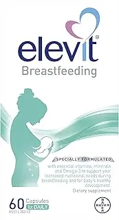 Elevit Breastfeeding Multivitamin with Iron, Omega 3 and Vitamin B Complex to supports Mum's Increased Nutritional Needs, Energy and Immunity, 60 Count