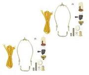 B&P Lamp Table Lamp Wiring Kit with 3-way Socket 30551G10