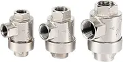 SKXMOD 1pcs BQE-01/02/03/04 Pneumatic one Way Gas air Quick Exhaust Valve Thread 1/8" 1/4" 3/8" 1/2" air Pipe Valve(1/2")
