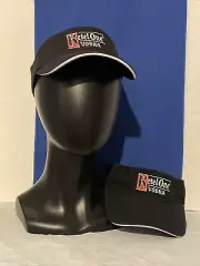Set of 2- KETEL ONE VODKA Promo Adjustable Backstrap Black Visors Unisex NWOT