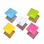 100Pcs 81-Well Lab Cardboard Freezer Boxes, Microtube Storage Boxes for Lab