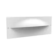 OGA Wall Light Recessed 13W Rectangular White 3000K IP65 Eyelid 380LM