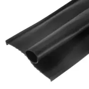 20 Feet Garage Door Seal Bottom Weather Seal U Shape + O Ring Combination, Black