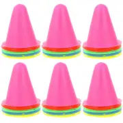 30 Pcs Roller Bollards Exercise Cones for Agility Training Fitness