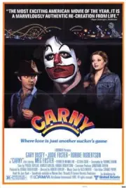Carny Original Folded Movie Poster 1980 Gary Busey Jodie Foster