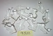 100 1980's Czech. Cut Lead Glass Thick Prisms, Chandelier, Suncatchers, Lusters.