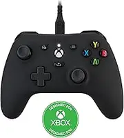 NACON Evol-X Pro Wired Controller Officially Licensed for Xbox Series X|S, Xbox One, and PC - Mappable Back Buttons -Dual Vibration Motors -3.5mm Audio Jack - Soft-Touch Black