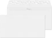 Blake Business DL 110 x 220 mm 120 GSM Peel & Seal Wallet Envelopes (91882) Diamond White Laid - Pack of 500