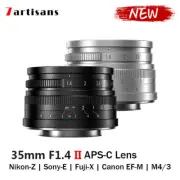 7artisans 35mm F1.4 Mark II APS-C MF Lens for EOS-M/EOS-R/X/E/Z/M43 M4/3 mount