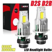 2x D2S D2R LED Headlight Bulbs High Low Beam 20000LM HID Xenon Conversion Kit (for: Lexus)