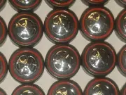 Hot Wheels Redline Red Line WHEEL TIRE Lot of 48 MEDIUM Cap Style -NICE!