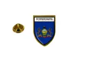 pins pin's flag national badge backpack hat shield world usa pennsylvania