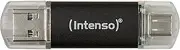 Intenso Twist Line 64 GB, Dual USB 3.2 Gen 1x1, USB-C and USB-A, 70 MB/s, Anthracite