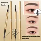 Waterproof Double Head Eyebrow Pencil Non Smudging Eyebrow Stick for 5pcs/set