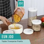 EUN JOO冰箱盒大蒜辣椒PET罐泡菜極簡食品容器BPA FREE