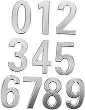 Hoement Brass Mailbox Numbers Acrylic Door Number Plates Diy House Number Sign 3d Design