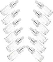 12Pcs Small Glass Dropper Bottles for Essential Oils and Perfume Portable Storage for Travel and Aromatherapy Durable Design with Precision Droppers