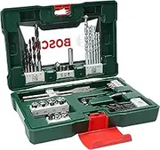 Bosch Accessories 41 Piece V-Line Drill Bit and Screwdriver Bit Set with Angle Driver (For Wood, Masonry, and Metal, Accessories for Drills)